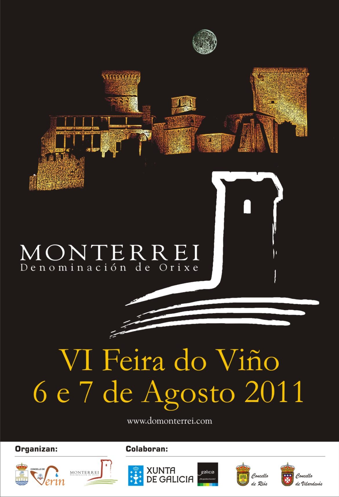 cartel feira viño monterrei 2011