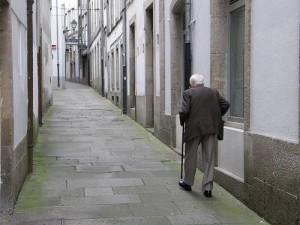 calle zona vieja de santiago de compostela