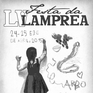 Cartel 2015 Festa da Lamprea en Arbo
