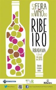 Cartel Feira do Viño do Ribeiro 2015