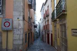 Calle de Alfama. Lisboa