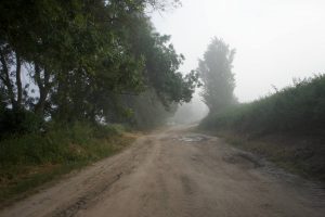 se va abriendo la mañana. Camino de Santarém