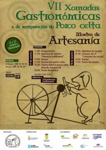 cartel xornadas porco celta