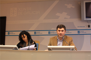 El director xeral de Xuventude e Voluntariado, Ovidio Rodeiro, durante la presentación del I Encontro Internacional de Voluntariado Xuvenil