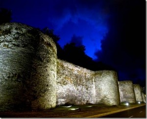 Vista de la muralla lucense (foto viajespain.com)