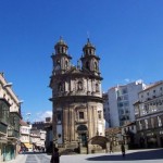 plaza de la peregrina en pontevedra