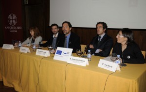 Momento de la presentación de "Cuentos del Camino" en rueda de prensa