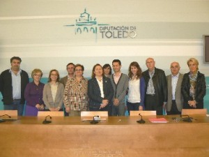 Reunión de la vicepresidenta de la Diputación de Toledo y los alcaldes de los ayuntamientos por los que discurre el Camino de Levante a su paso por la provincia de Toledo